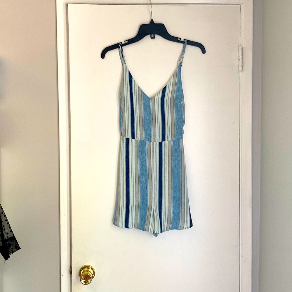 Stripped Romper